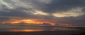 Oregon beach sunset