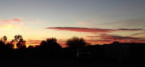 Sunset at Mittry Lake